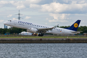 Lufthansa Regional (CityLine) Embraer ERJ-190LR (ERJ-190-100LR) (D-AECB) at  London - City, United Kingdom
