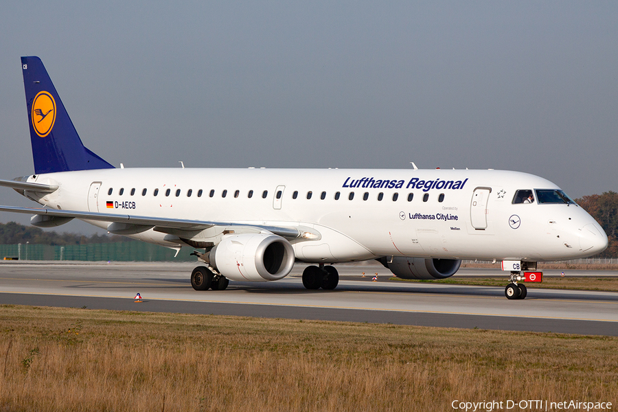 Lufthansa Regional (CityLine) Embraer ERJ-190LR (ERJ-190-100LR) (D-AECB) | Photo 395275