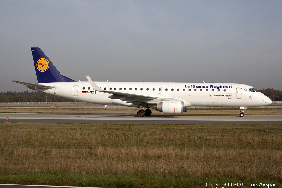 Lufthansa Regional (CityLine) Embraer ERJ-190LR (ERJ-190-100LR) (D-AECB) | Photo 395276