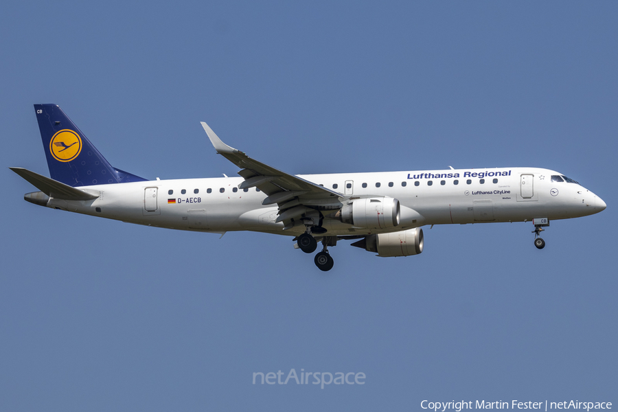 Lufthansa Regional (CityLine) Embraer ERJ-190LR (ERJ-190-100LR) (D-AECB) | Photo 468845
