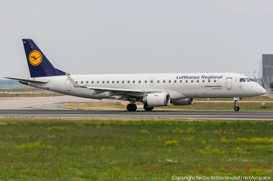 Lufthansa Regional (CityLine) Embraer ERJ-190LR (ERJ-190-100LR) (D-AECC) | Photo 258637