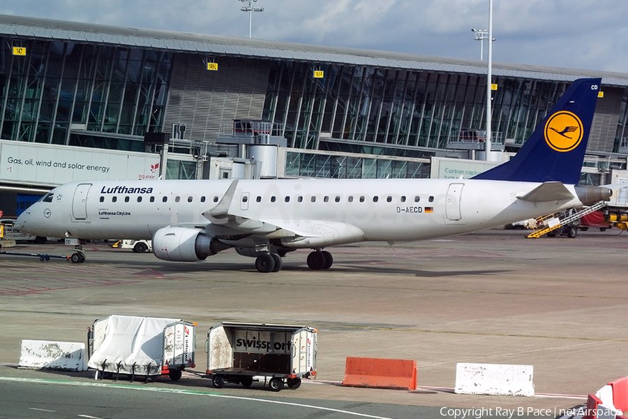 Lufthansa (CityLine) Embraer ERJ-190LR (ERJ-190-100LR) (D-AECD) | Photo 374063