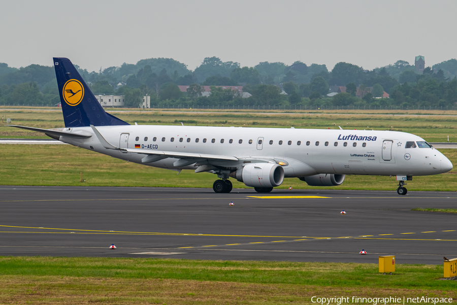 Lufthansa (CityLine) Embraer ERJ-190LR (ERJ-190-100LR) (D-AECD) | Photo 455238