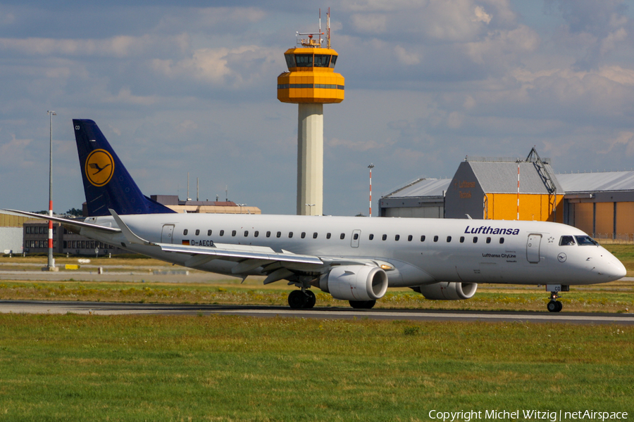 Lufthansa (CityLine) Embraer ERJ-190LR (ERJ-190-100LR) (D-AECD) | Photo 522958