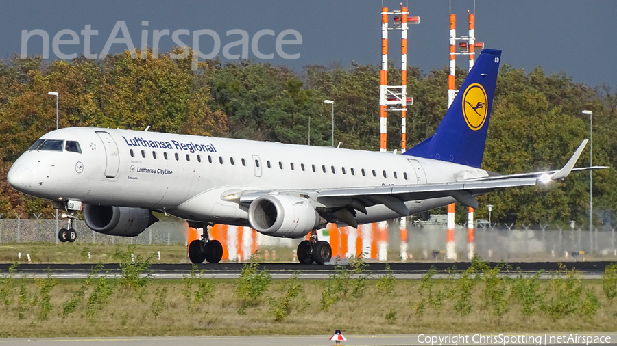 Lufthansa Regional (CityLine) Embraer ERJ-190LR (ERJ-190-100LR) (D-AECD) | Photo 198685