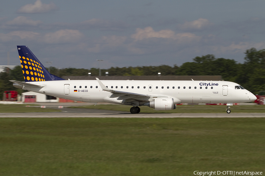Lufthansa Regional (CityLine) Embraer ERJ-190LR (ERJ-190-100LR) (D-AECD) | Photo 291258