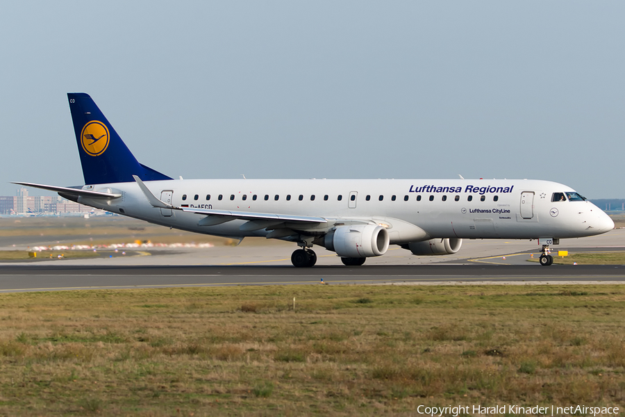 Lufthansa Regional (CityLine) Embraer ERJ-190LR (ERJ-190-100LR) (D-AECD) | Photo 298544