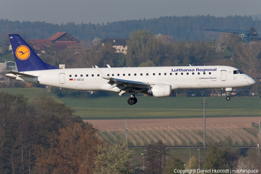 Lufthansa Regional (CityLine) Embraer ERJ-190LR (ERJ-190-100LR) (D-AECD) | Photo 421359
