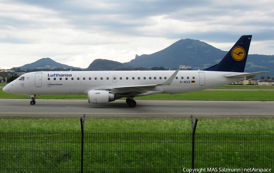 Lufthansa (CityLine) Embraer ERJ-190LR (ERJ-190-100LR) (D-AECE) | Photo 393538