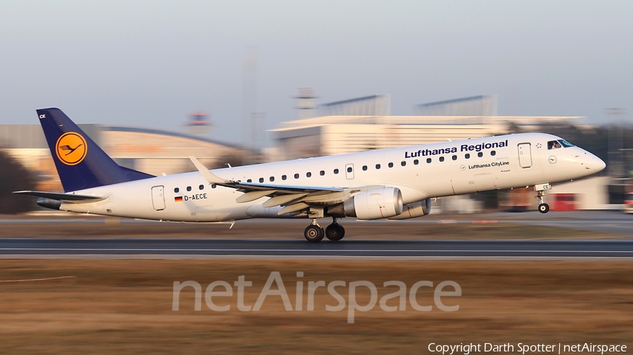 Lufthansa Regional (CityLine) Embraer ERJ-190LR (ERJ-190-100LR) (D-AECE) | Photo 208575