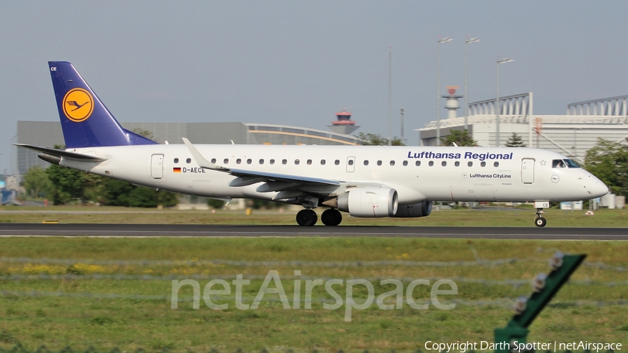 Lufthansa Regional (CityLine) Embraer ERJ-190LR (ERJ-190-100LR) (D-AECE) | Photo 217525