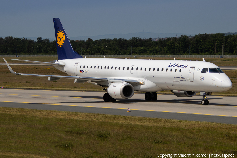 Lufthansa (CityLine) Embraer ERJ-190LR (ERJ-190-100LR) (D-AECF) | Photo 509862