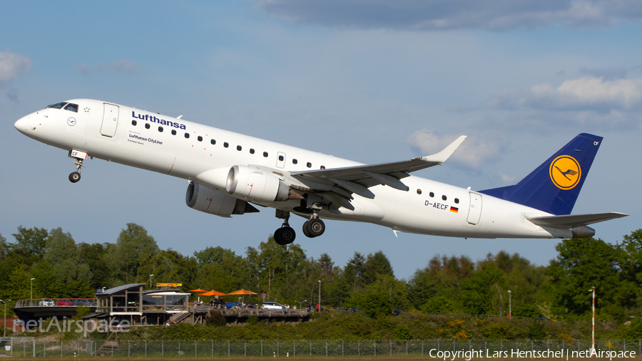 Lufthansa (CityLine) Embraer ERJ-190LR (ERJ-190-100LR) (D-AECF) | Photo 387277