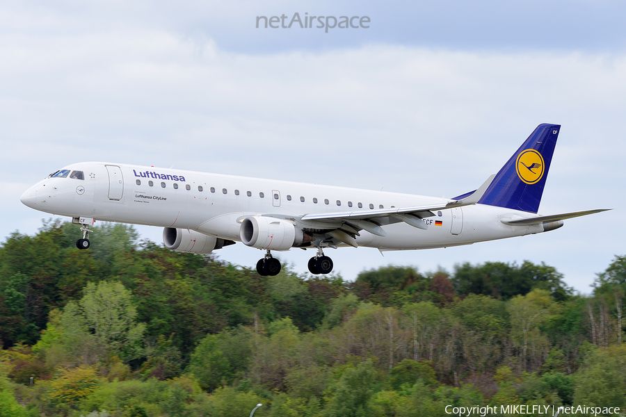 Lufthansa (CityLine) Embraer ERJ-190LR (ERJ-190-100LR) (D-AECF) | Photo 541537