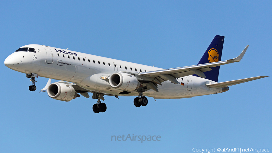 Lufthansa (CityLine) Embraer ERJ-190LR (ERJ-190-100LR) (D-AECF) | Photo 454074