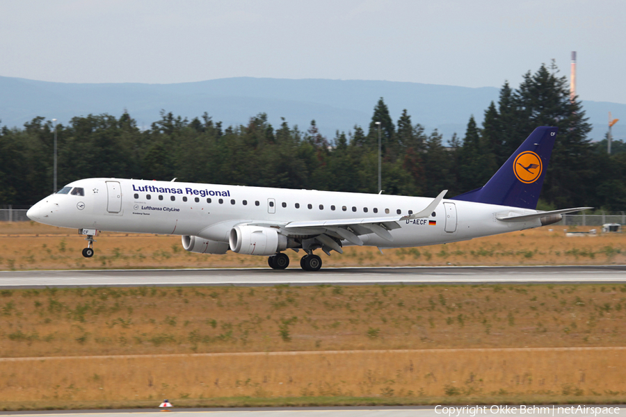 Lufthansa Regional (CityLine) Embraer ERJ-190LR (ERJ-190-100LR) (D-AECF) | Photo 36986