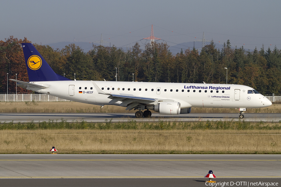 Lufthansa Regional (CityLine) Embraer ERJ-190LR (ERJ-190-100LR) (D-AECF) | Photo 395710