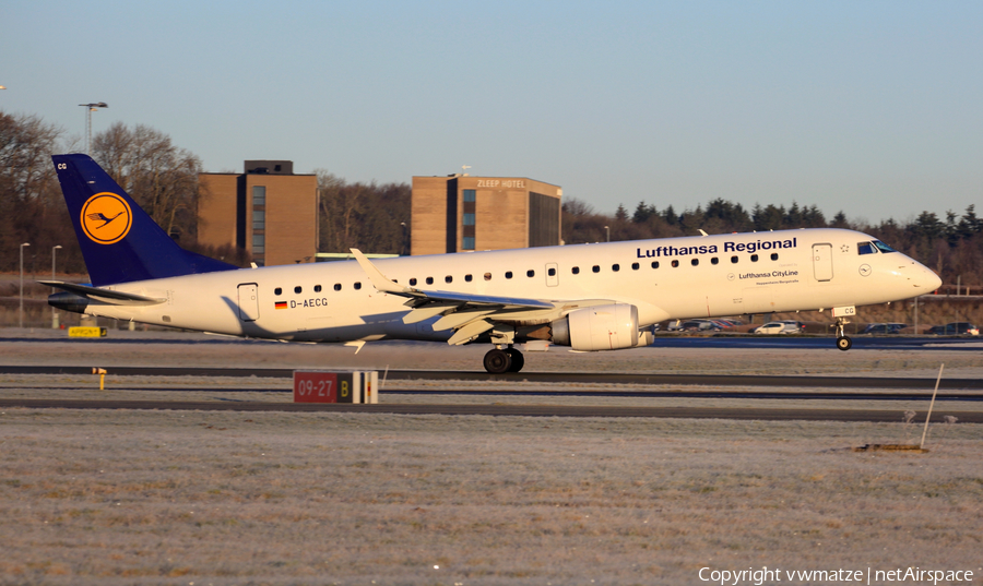 Lufthansa Regional (CityLine) Embraer ERJ-190LR (ERJ-190-100LR) (D-AECG) | Photo 209192