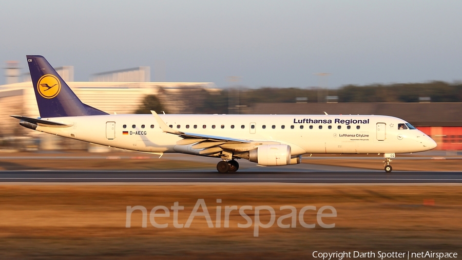 Lufthansa Regional (CityLine) Embraer ERJ-190LR (ERJ-190-100LR) (D-AECG) | Photo 208579