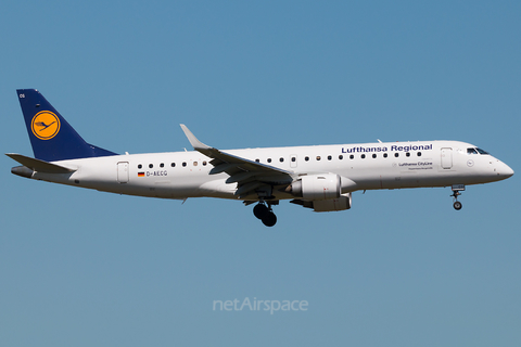 Lufthansa Regional (CityLine) Embraer ERJ-190LR (ERJ-190-100LR) (D-AECG) at  Frankfurt am Main, Germany