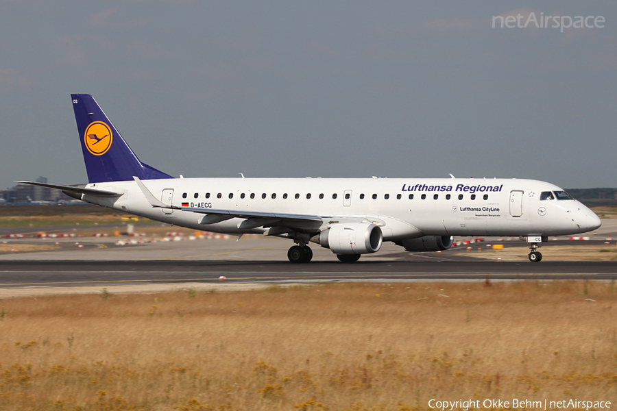 Lufthansa Regional (CityLine) Embraer ERJ-190LR (ERJ-190-100LR) (D-AECG) | Photo 36987