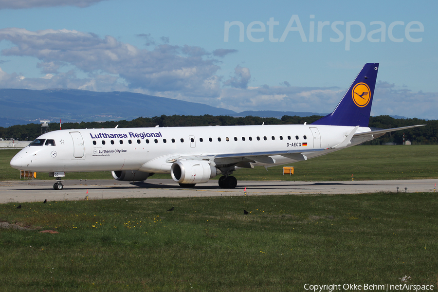 Lufthansa Regional (CityLine) Embraer ERJ-190LR (ERJ-190-100LR) (D-AECG) | Photo 86430