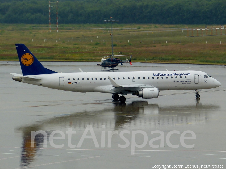 Lufthansa Regional (CityLine) Embraer ERJ-190LR (ERJ-190-100LR) (D-AECG) | Photo 422295