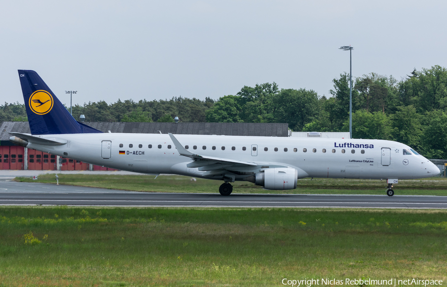 Lufthansa (CityLine) Embraer ERJ-190LR (ERJ-190-100LR) (D-AECH) | Photo 243260