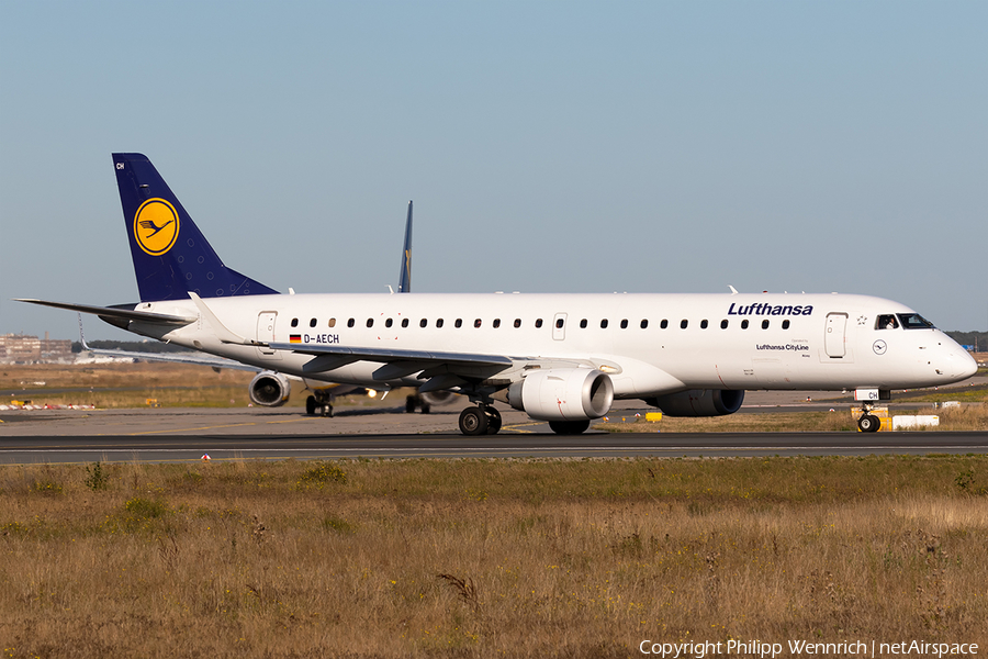 Lufthansa (CityLine) Embraer ERJ-190LR (ERJ-190-100LR) (D-AECH) | Photo 351909
