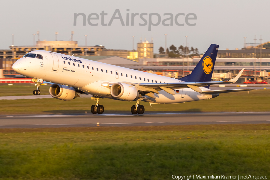 Lufthansa (CityLine) Embraer ERJ-190LR (ERJ-190-100LR) (D-AECH) | Photo 521420