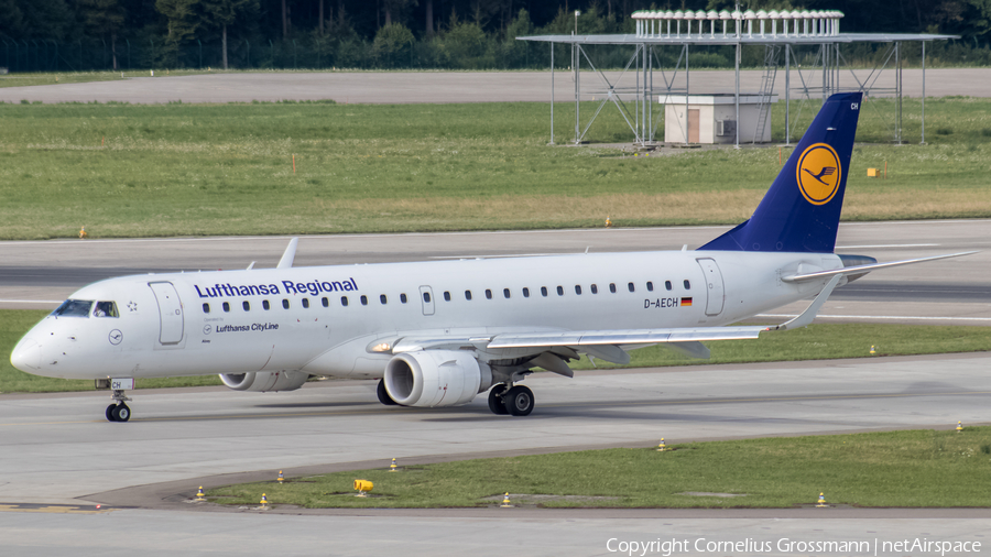 Lufthansa (CityLine) Embraer ERJ-190LR (ERJ-190-100LR) (D-AECH) | Photo 422872