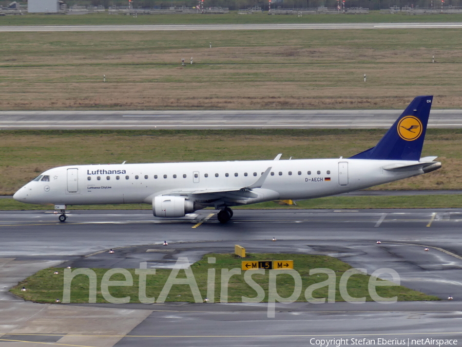 Lufthansa Regional (CityLine) Embraer ERJ-190LR (ERJ-190-100LR) (D-AECH) | Photo 487284