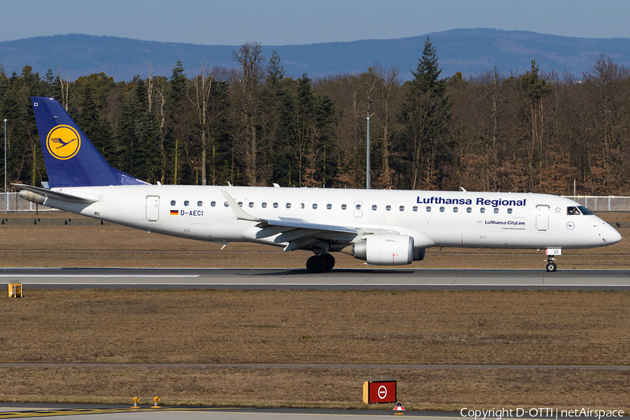 Lufthansa Regional (CityLine) Embraer ERJ-190LR (ERJ-190-100LR) (D-AECI) | Photo 224515