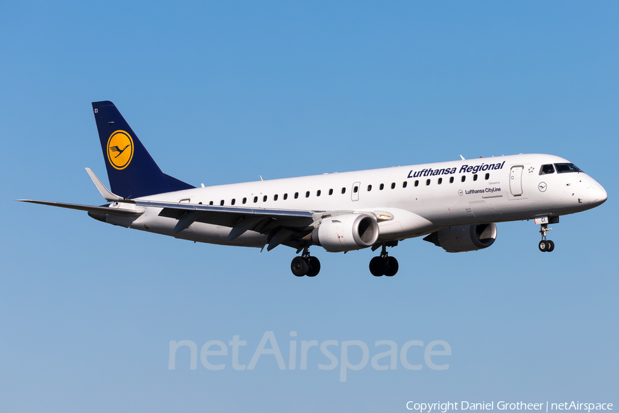 Lufthansa Regional (CityLine) Embraer ERJ-190LR (ERJ-190-100LR) (D-AECI) | Photo 378045