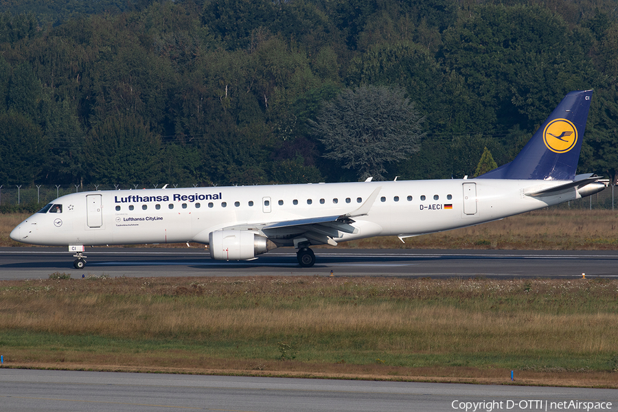 Lufthansa Regional (CityLine) Embraer ERJ-190LR (ERJ-190-100LR) (D-AECI) | Photo 399324