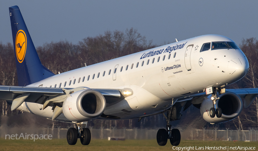 Lufthansa Regional (CityLine) Embraer ERJ-190LR (ERJ-190-100LR) (D-AECI) | Photo 416569