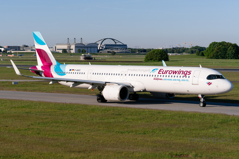 Eurowings Airbus A321-251NX (D-AEEC) at  Hamburg - Fuhlsbuettel (Helmut Schmidt), Germany