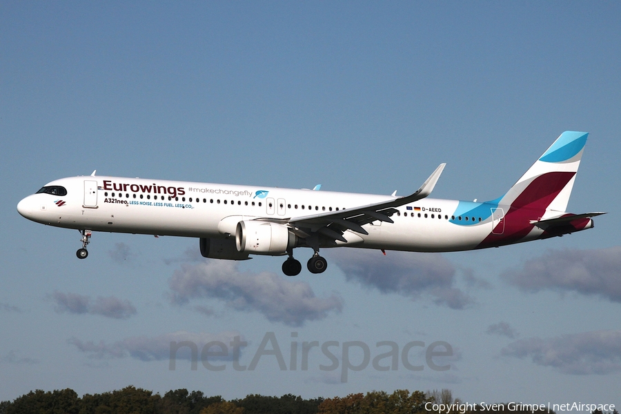Eurowings Airbus A321-251NX (D-AEED) | Photo 648652