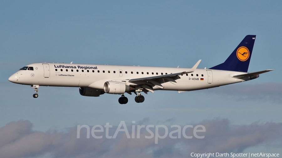 Lufthansa Regional (CityLine) Embraer ERJ-195LR (ERJ-190-200LR) (D-AEMB) | Photo 213850
