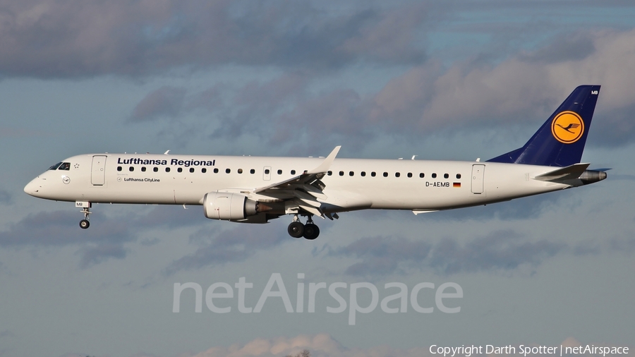 Lufthansa Regional (CityLine) Embraer ERJ-195LR (ERJ-190-200LR) (D-AEMB) | Photo 213851