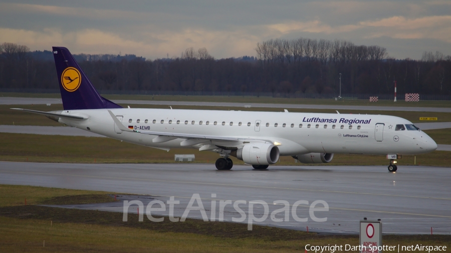 Lufthansa Regional (CityLine) Embraer ERJ-195LR (ERJ-190-200LR) (D-AEMB) | Photo 213852