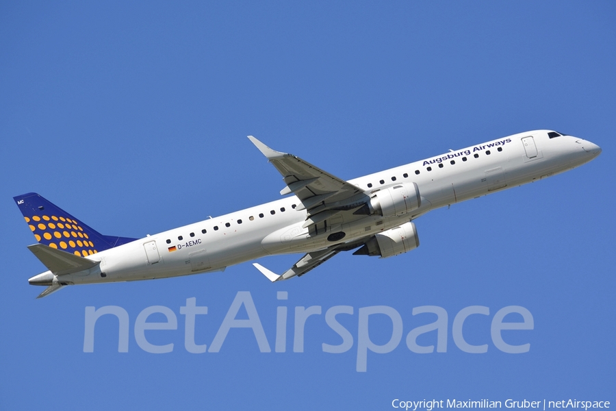 Augsburg Airways Embraer ERJ-195LR (ERJ-190-200LR) (D-AEMC) | Photo 111549