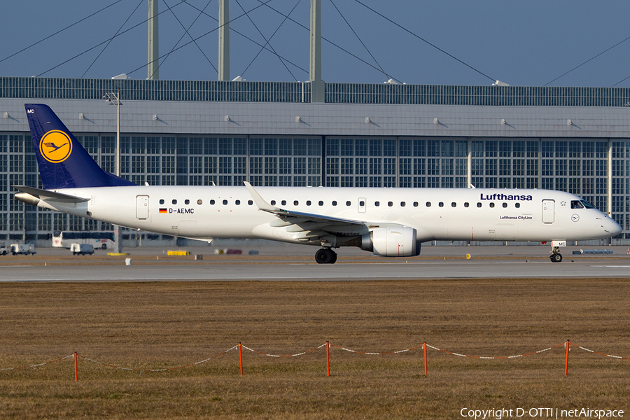 Lufthansa Regional (CityLine) Embraer ERJ-195LR (ERJ-190-200LR) (D-AEMC) | Photo 232736