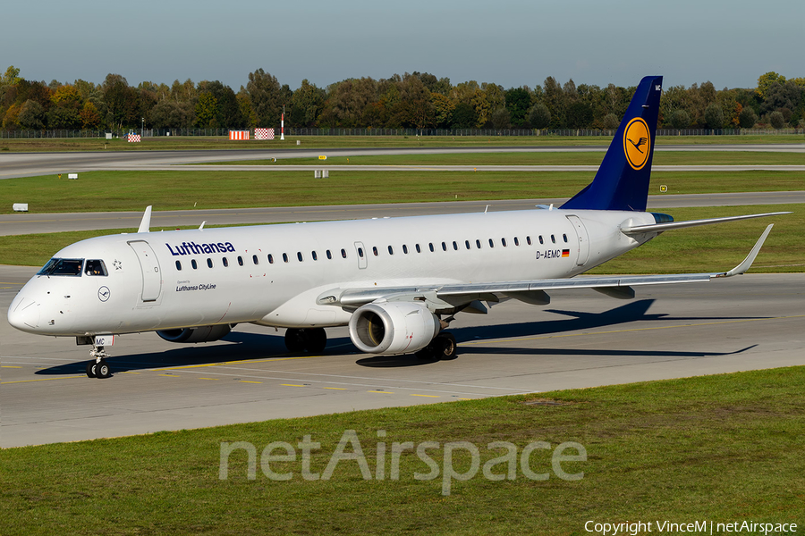 Lufthansa Regional (CityLine) Embraer ERJ-195LR (ERJ-190-200LR) (D-AEMC) | Photo 337548