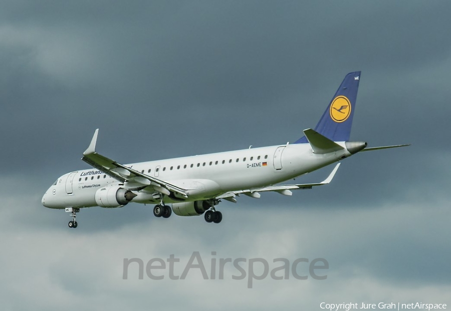 Lufthansa Regional (CityLine) Embraer ERJ-195LR (ERJ-190-200LR) (D-AEME) | Photo 107086