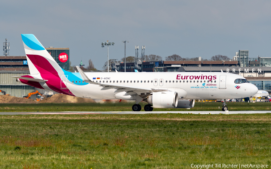 Eurowings Airbus A320-251N (D-AENC) | Photo 566768