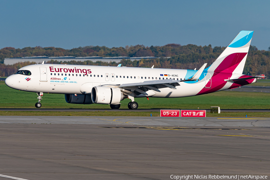 Eurowings Airbus A320-251N (D-AENC) | Photo 535167