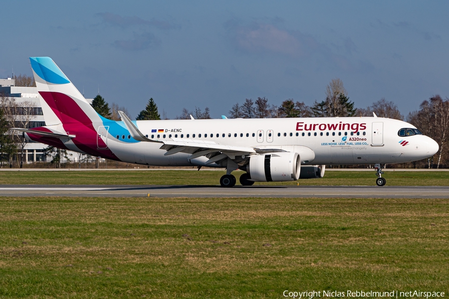 Eurowings Airbus A320-251N (D-AENC) | Photo 613814
