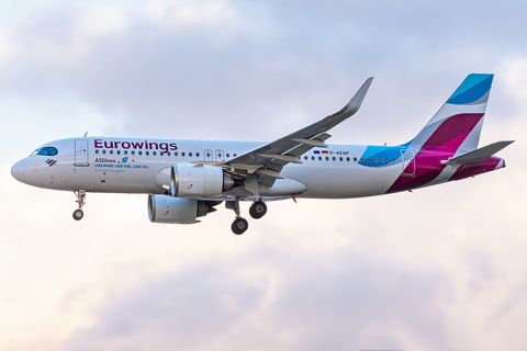 Eurowings Airbus A320-251N (D-AENF) at  Hamburg - Fuhlsbuettel (Helmut Schmidt), Germany