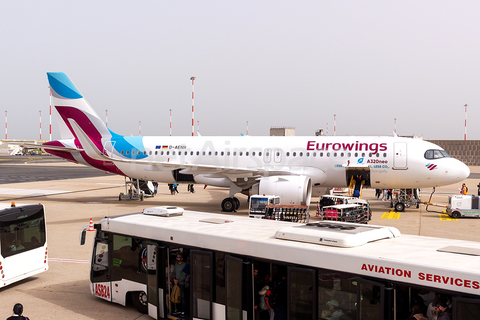 Eurowings Airbus A320-251N (D-AENH) at  Rome - Fiumicino (Leonardo DaVinci), Italy